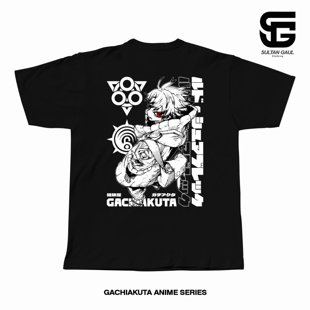 RUDO SUREBREC GACHIAKUTA อะนิเมะเสื้อยืด Distro Unisex ญี่ปุ่นผ้าฝ้าย Combed 30s