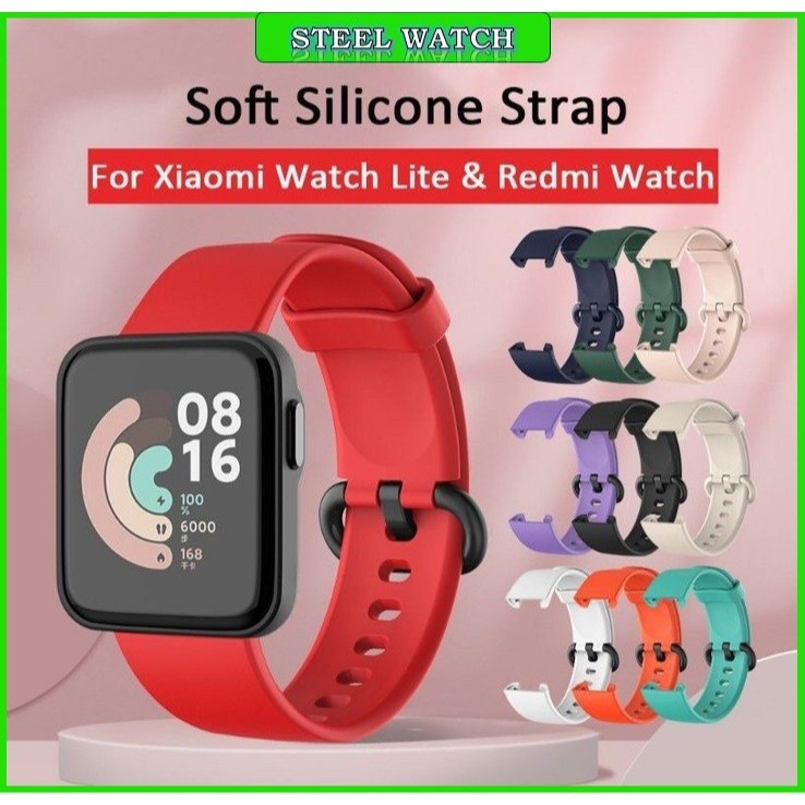 สายนาฬิกาสําหรับ Redmi Watch 2 Lite / Mi Watch Lite / Poco Watch Plain Mi Watch Strap 2 lite Silicon