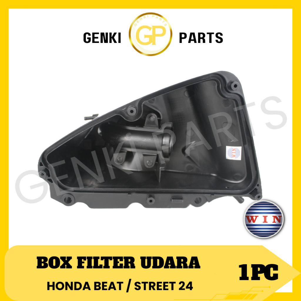 GENKI-PARTS/WIN-BOX-FILTER-UDARA/SUB-ASSY-AIR-CLEANER/TUTUP/COVER/SARINGAN/INTAKE/MOTOR/HONDA/BEAT/S