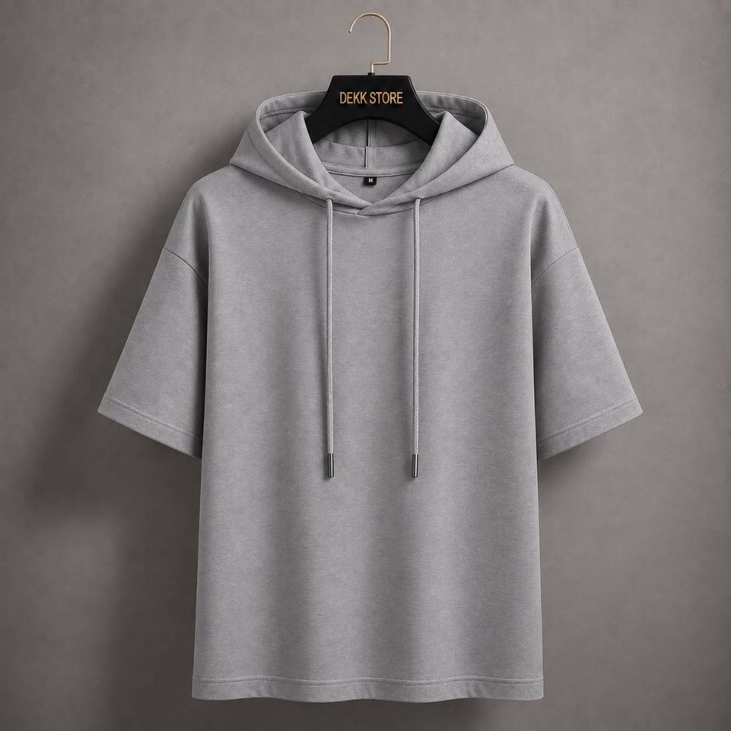 ผู้ชาย SHORT-SLEEVED HOODIE/BEAN HOODIE