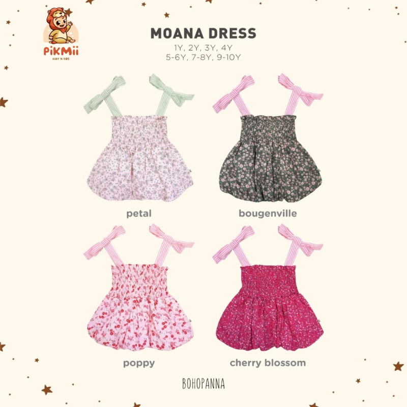 BOHOPNA - MOANA DRESS - CHILDRENS DRESS/PIKMII BABY N KIDS