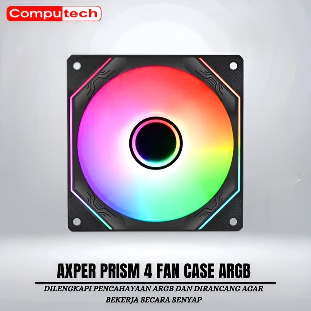 Profftech Axper Prism 4 ปลอกพัดลมเดี่ยว ARGB