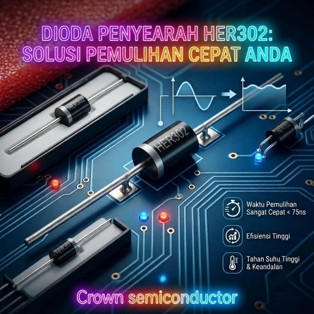 Diode HER302 HER 302 DO-27 Ultra Fast Recovery Diode 3A 100V ของแท้