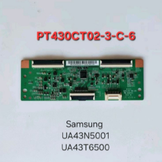 Tcon แผง LCD LED TV Samsung UA43T6500AK UA43N5001 PT430CT02-3-C-6