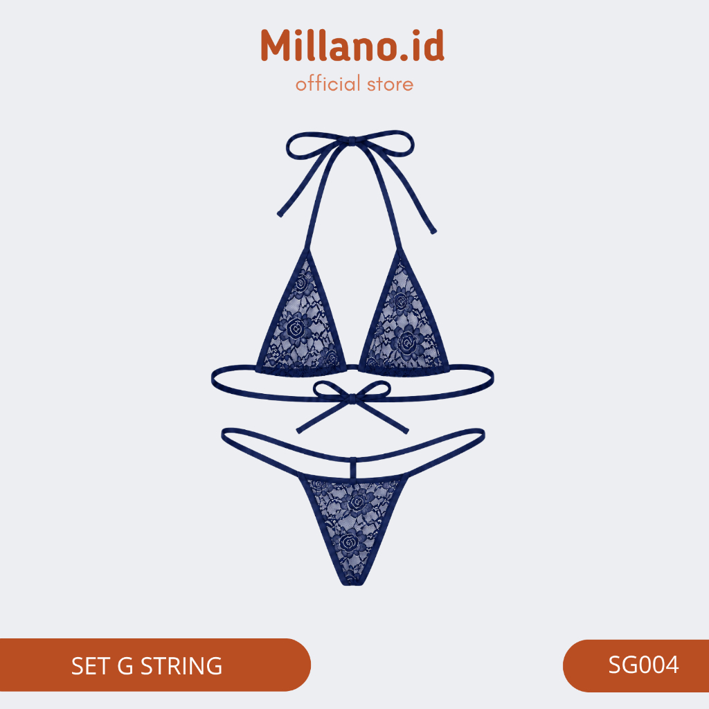 MILLANO เซ็กซี่ Burkat รูปแบบ G String และ Bra ชุด Tie-Dye Bra SG004
