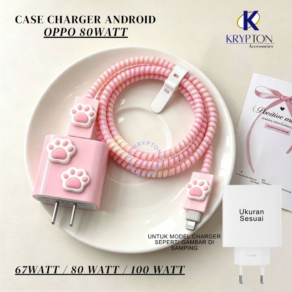 OPPO REALME 67W 80W 120W Premium Silicone Charger Case / Anti-Shock Character Charger Protector