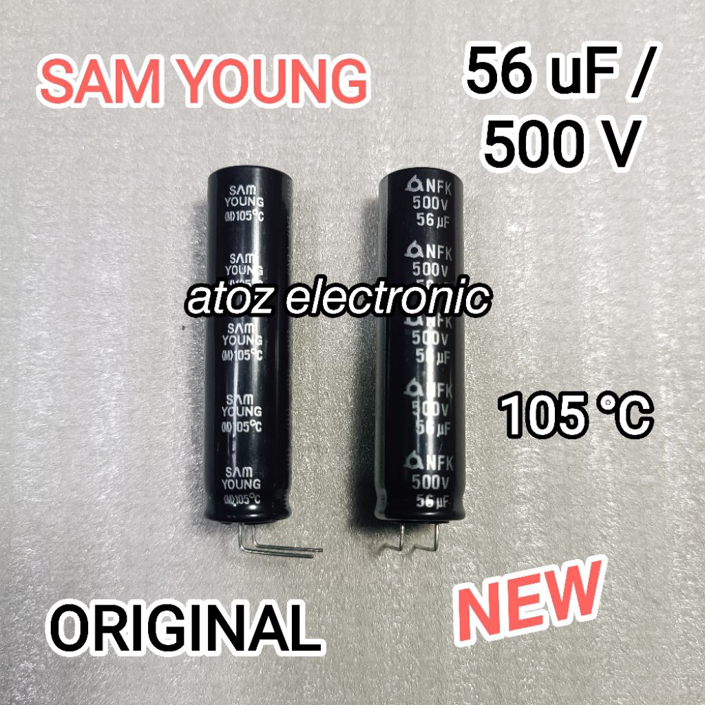 ELCO SAMYOUNG 56UF 500V ใหม่ดั้งเดิม