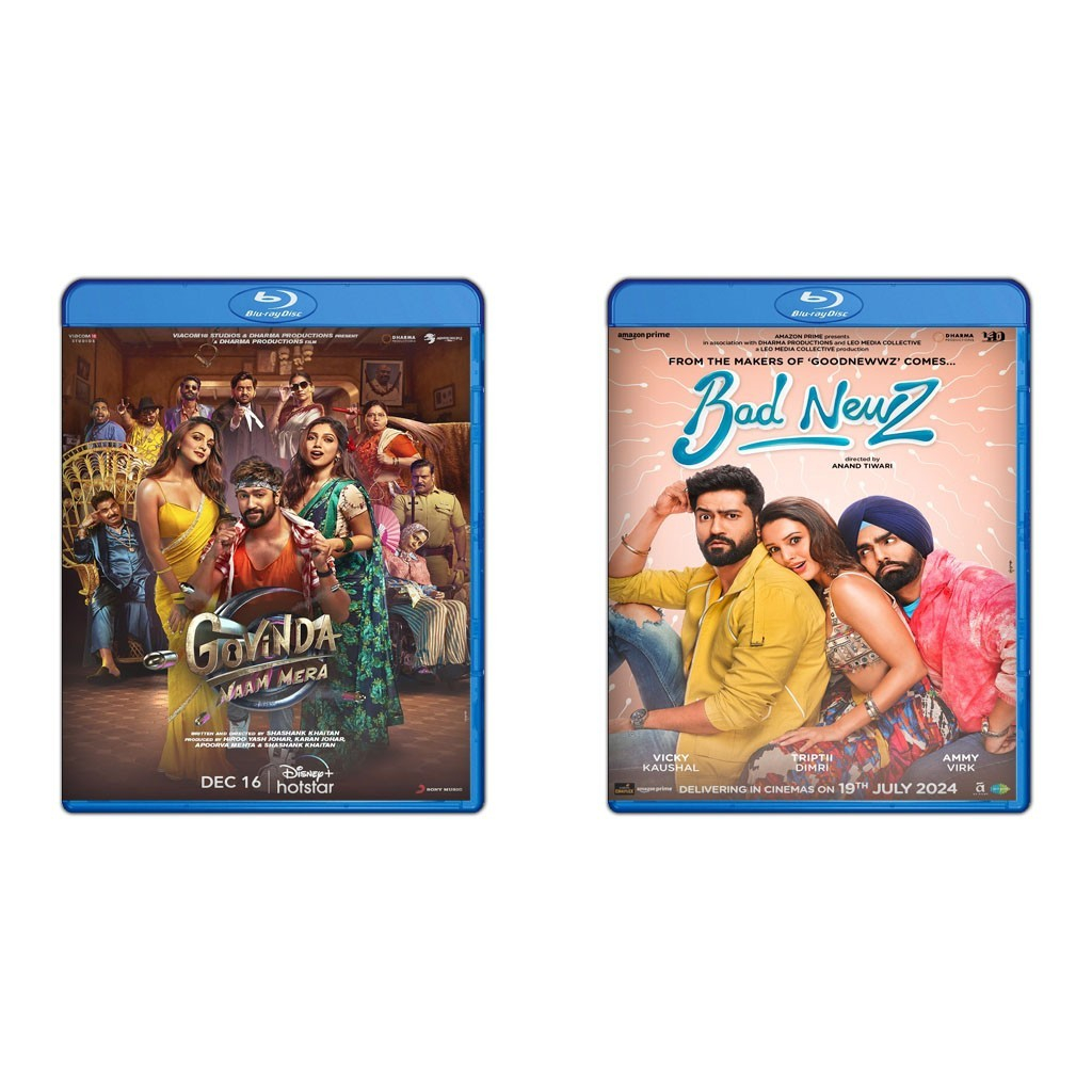 DVD Govinda Naam Mera (2022) + DVD Bad Newz (2024)
