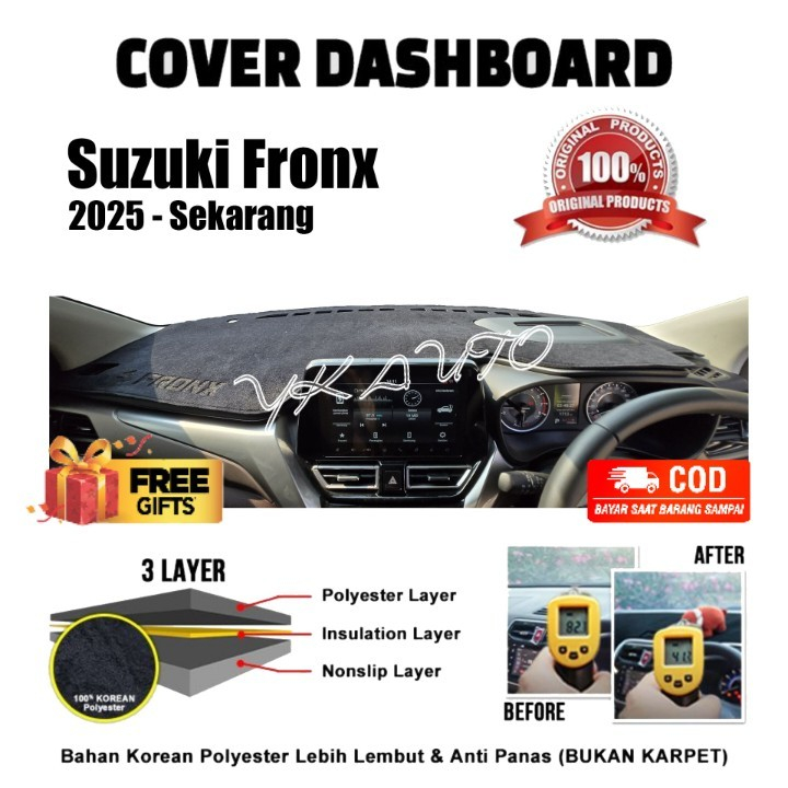 Suzuki Fronx Premium Dashboard Cover Fronx Dashboard Cover YK AUTO Dashboard