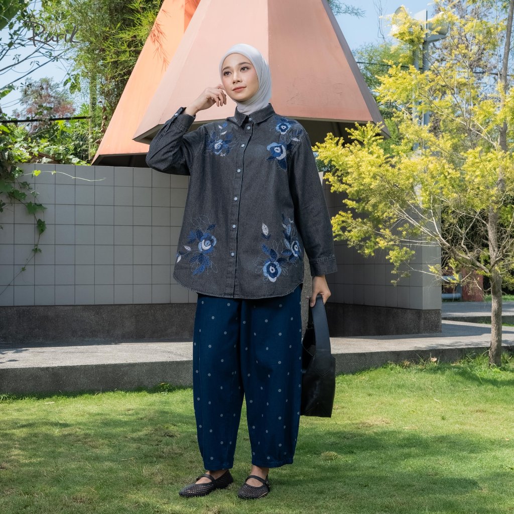 KEMEJA Ruik เสื้อปักผู้หญิง เสื้อปัก Kesha