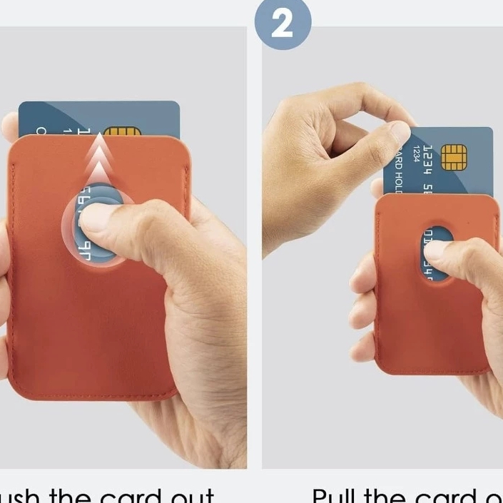 Wallet MagSafe Magnetic Card Holder MagSafe Wallet Leather Magnetic Card Wallet
