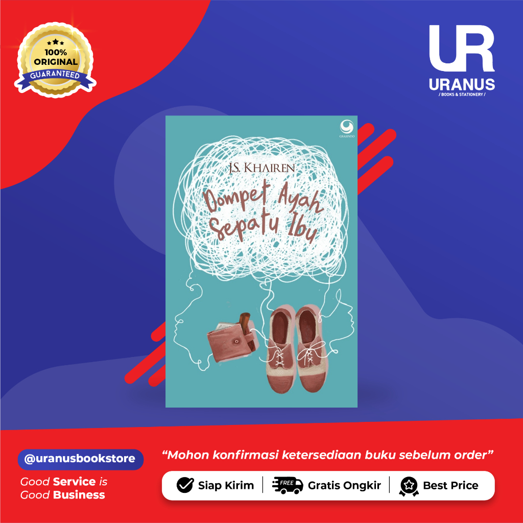 NOVEL WALLET FATHER MOTHER SHOES - JS KHAIREEN - URANUS BOOK SHOP -