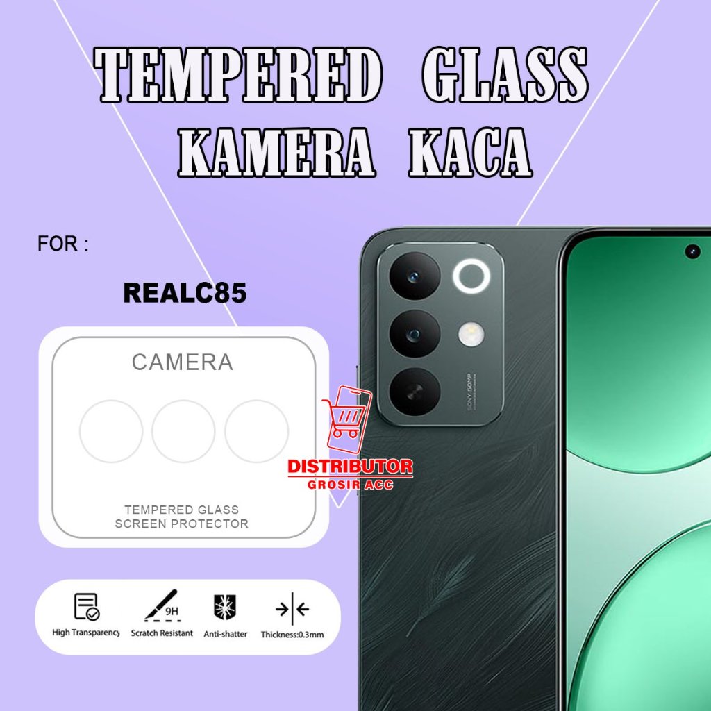 REALME C71 REALME C75 REALME C75X REALME C85 4G REALME C85 PRO REALME GT 3 TEMPERED GLASS CAMERA ANT