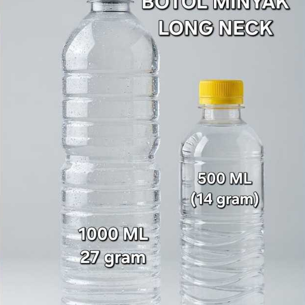 ขวดน้ํามันพลาสติก/ขวดสมุนไพร 500ml/1000ml LN