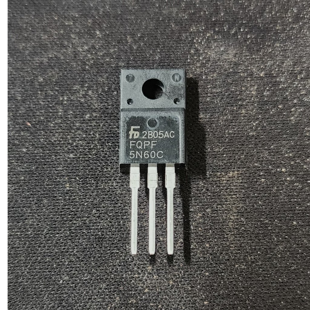 ทรานซิสเตอร์ FQPF5N60C FQPF 5N60C 5N60 N-Channel Power MOSFET 5A 600V TO-220 ตัวเครื่องพลาสติก - ราค