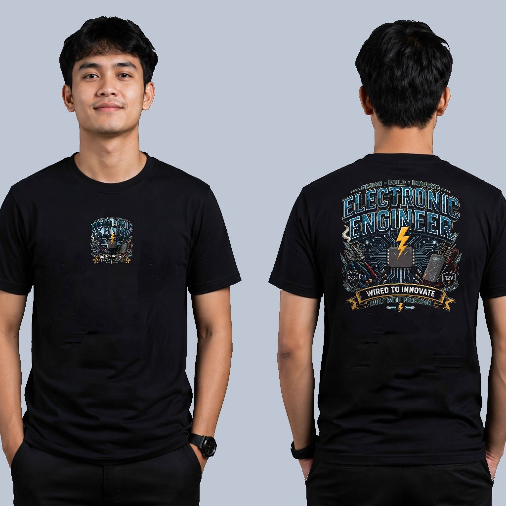 Short Sleeve Electronic Engineer Design Build Innovation Wired To Innovation Distro T-Shirt
