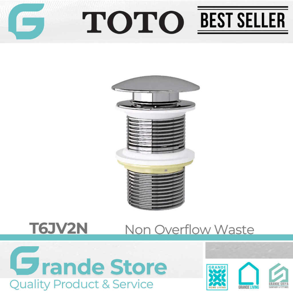 TOTO Lavatory Waste Afurningan T6JV6 ล้นและ T6JV2N ไม่ล้น