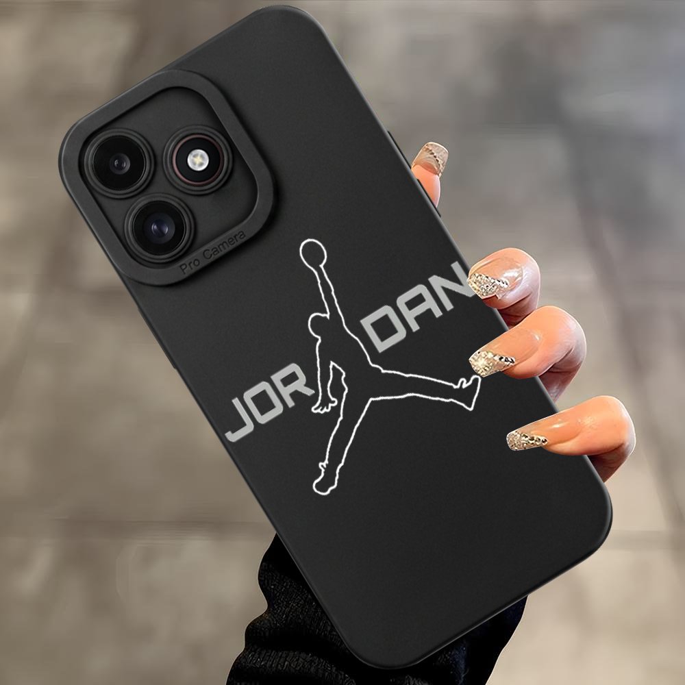 Softcase Macaron Motif J0RDAN สําหรับ Oppo A6C A6X A60 A6S A6T A5I A5X A3X A3 PRO A5 PRO กรณีโทรศัพท