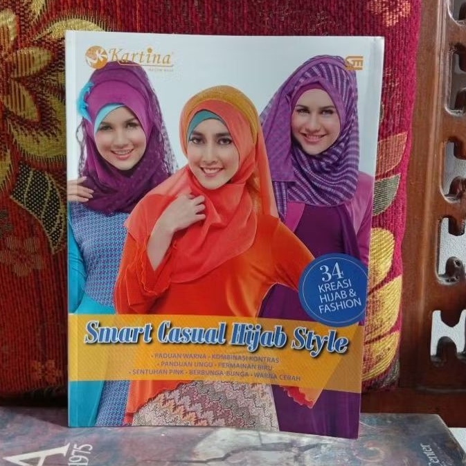 หนังสือต้นฉบับ 34 Hijab & FASHION Creations สมาร์ท Casual Hijab Style Kartin