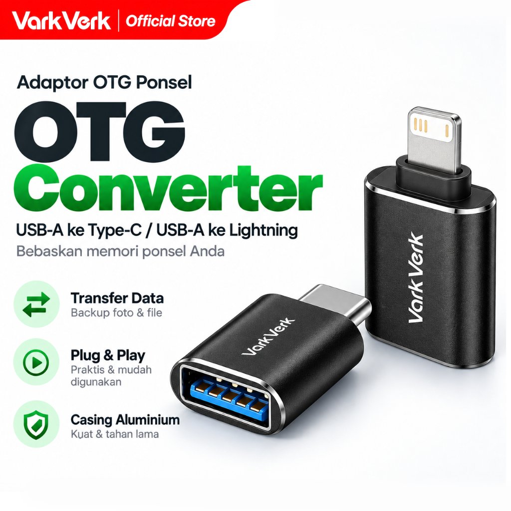 OTG USB A ถึง Lightning USB A ถึง Type C อะแดปเตอร์ OTG iPhone OTG Android USB 3.0 Flashdisk เมาส์คี