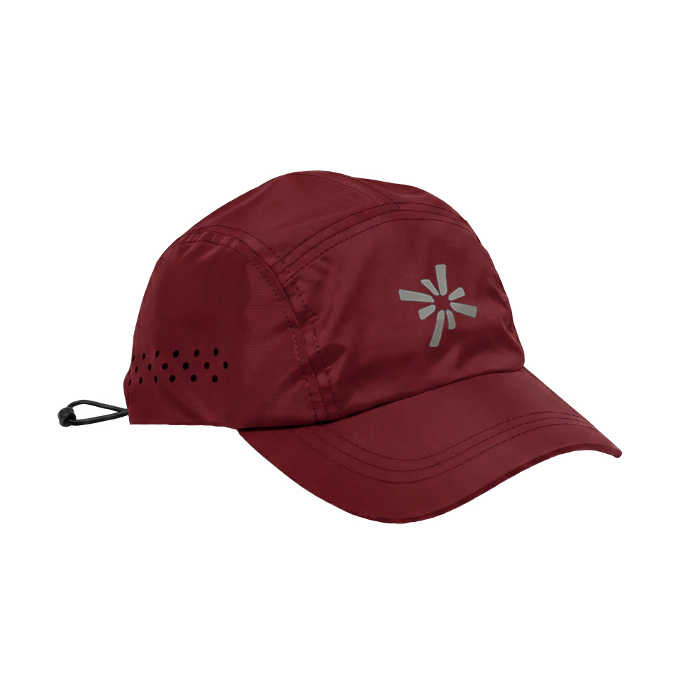Skytraps Running Cap Hard Visor Quick Dry หมวกวิ่งกีฬากลางแจ้งสําหรับผู้ชายและผู้หญิง - Maroon