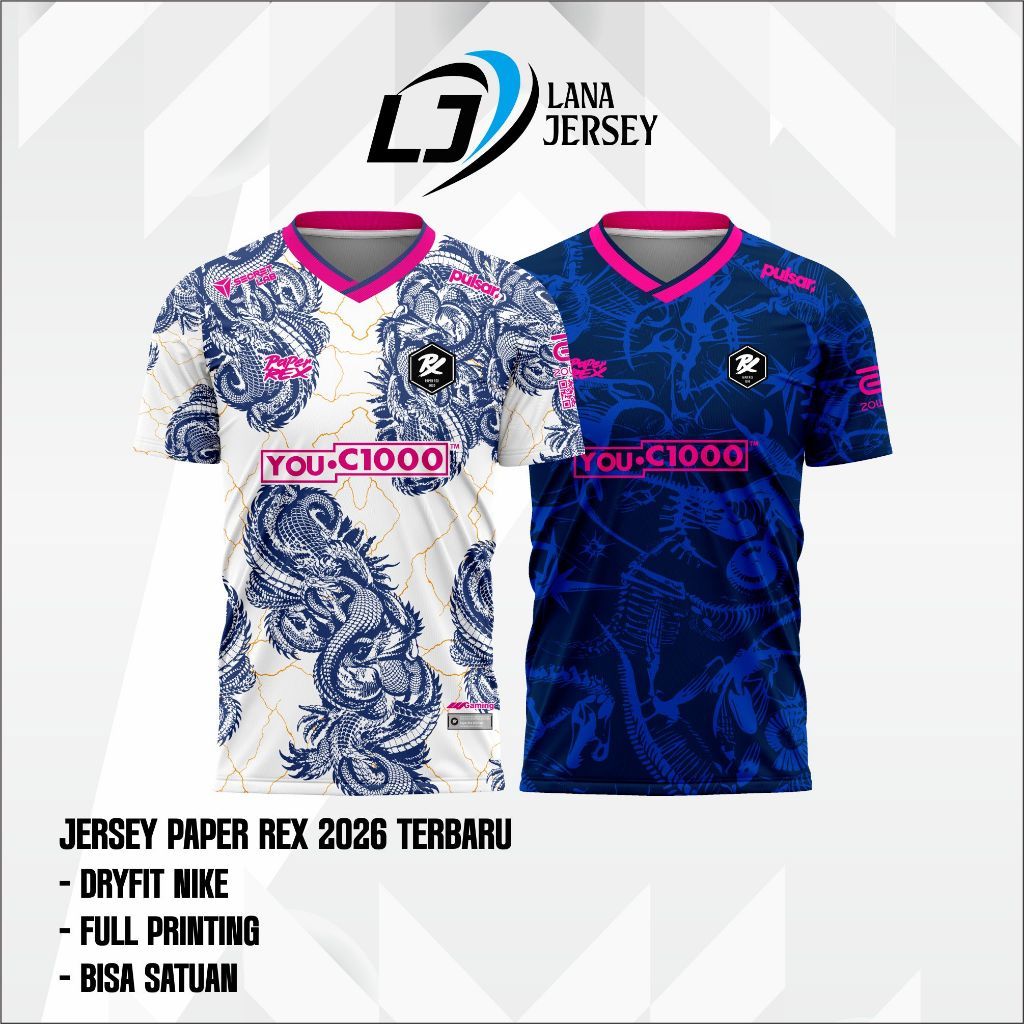 ล่าสุด PRX Paper Rex 2026-2027 Jersey PRX เกม CSGO LOL Valorant เสื้อยืดฟรี Custom Nickame
