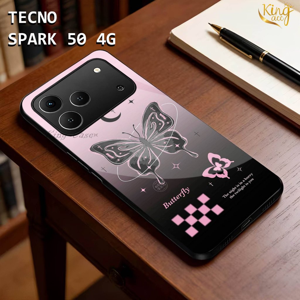 HP Tecno Spark 50 4G Softcase Glass Glossy Tecno Spark 50 4Gเคสโทรศัพท์Tecno Spark 50 4Gเคสโทรศัพท์