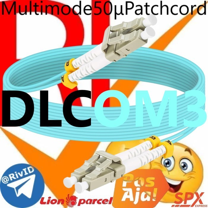 Patchcord LC OM3 Duplex 30 เมตร Patch Cable Fiber Optic Multimode 2 core