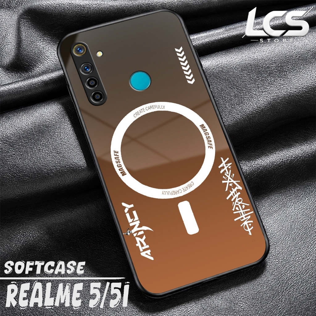 Softcase REALME 5 Casing Glossy REALME 5I Case Glossy Cessing Hp Protector Hp Accessories
