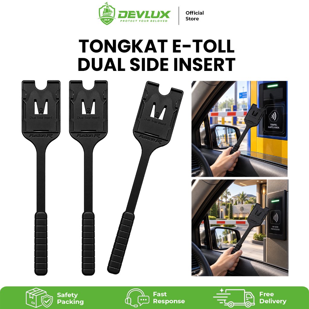 มาคาสซาร์ มากัสซาร์ | Dual Side Toll Card Tap Stick – E-Toll Holder & Car Access Card