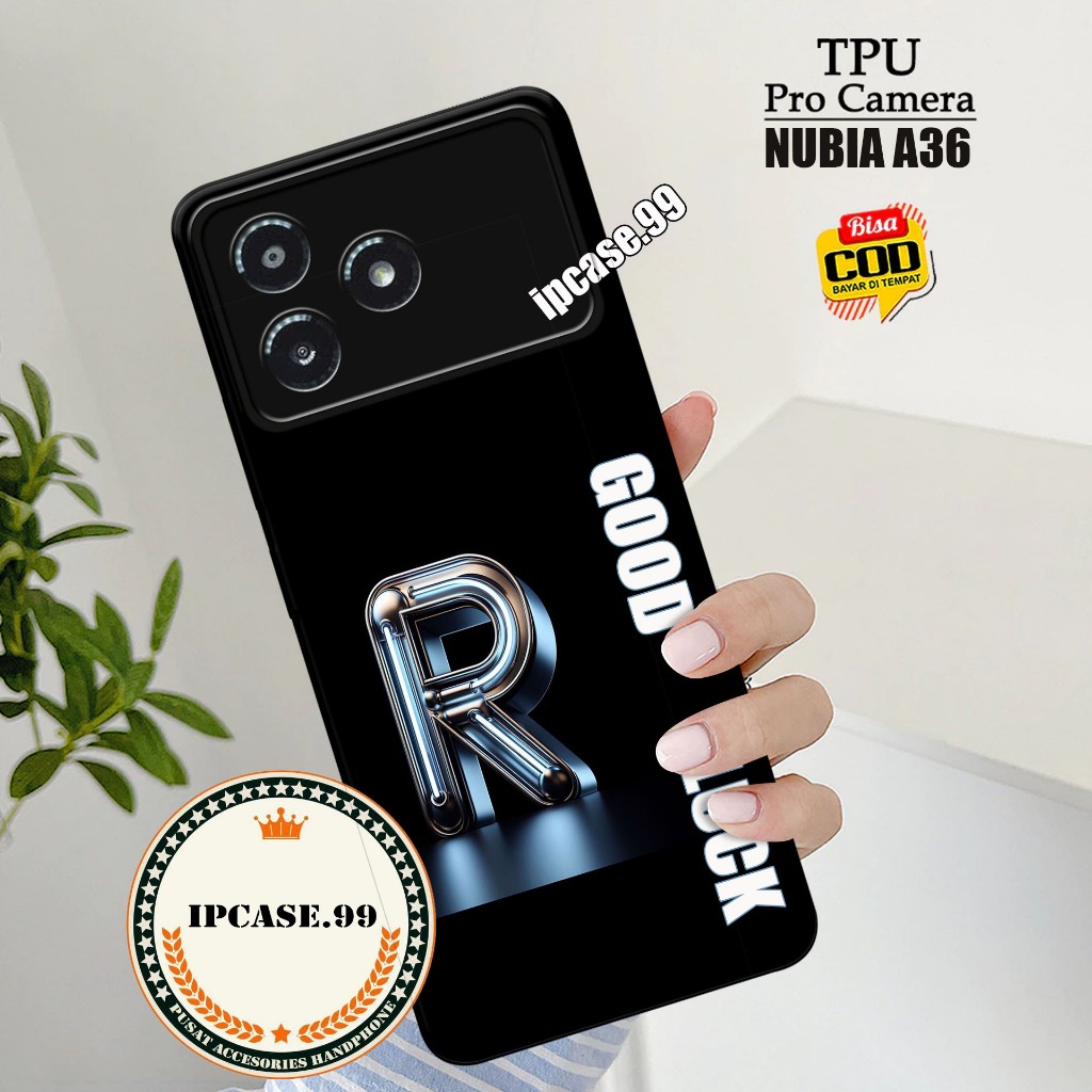 HP เคส Nubia A36 ใหม่ล่าสุด 2025 | Nubia A36 Phone Protector Flex Case 2025 Protect Camera - Fashion