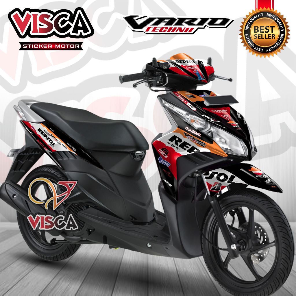Decal Vario 110 Techno Full Body สติกเกอร์ Vario 110 Techno Full Body Striping Vario 110 Techno Vari