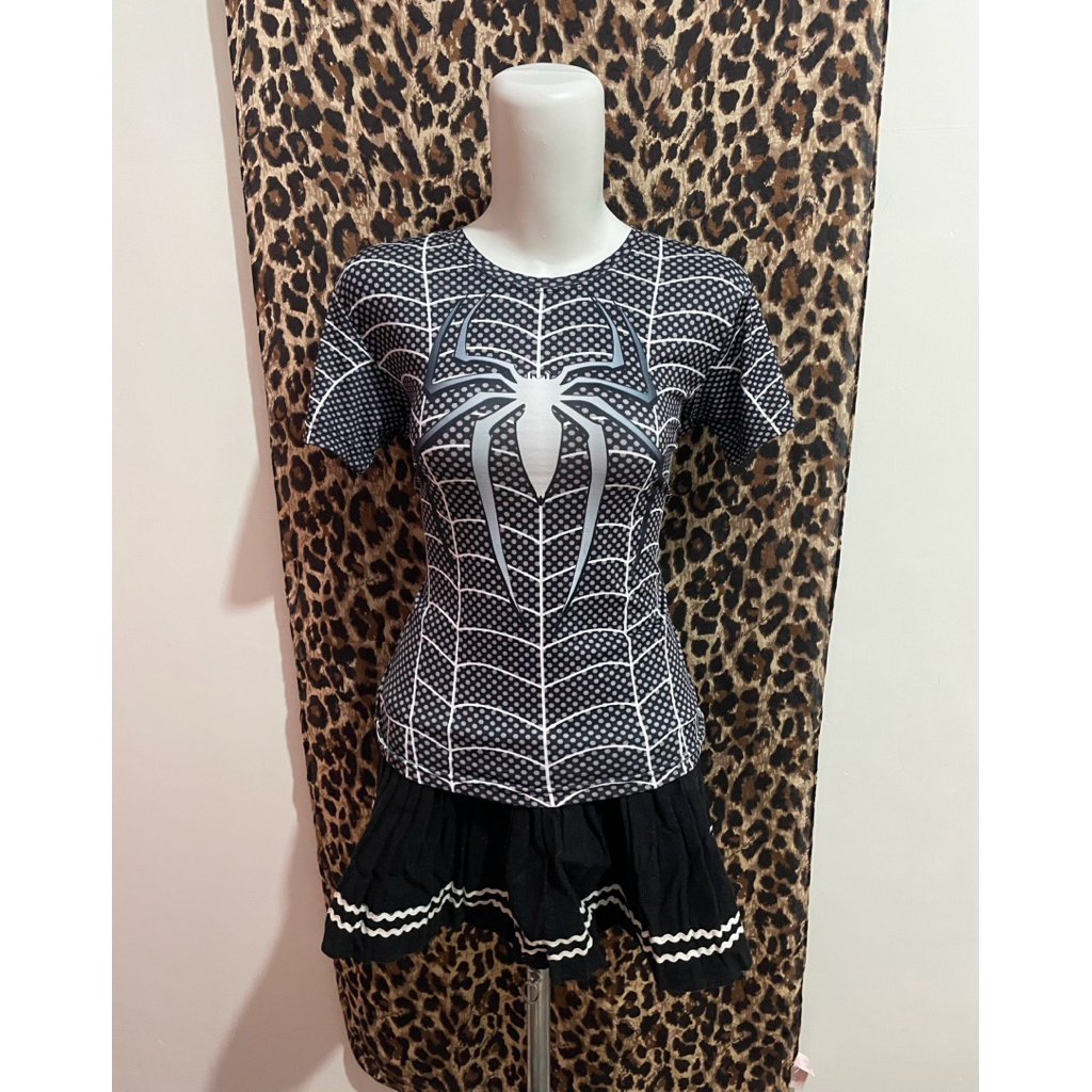 Vtg คอสเพลย์สไปเดอร์แมนพิมพ์ลาย