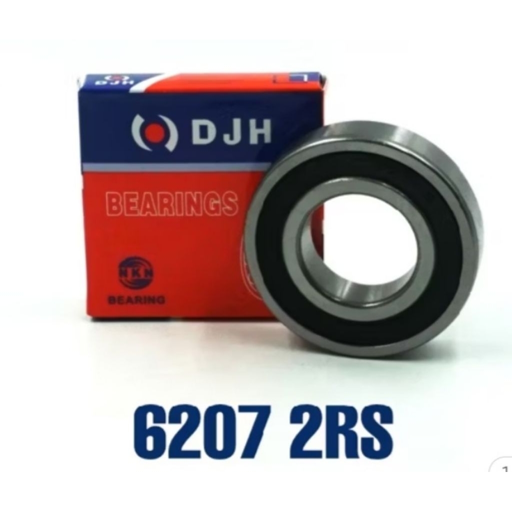 LAHER BEARING 6207 2RS ยี่ห้อ DJH