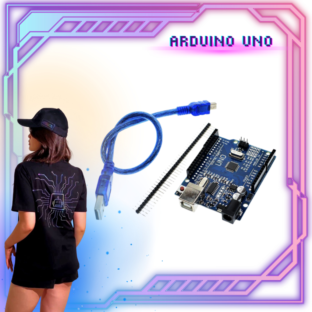 บอร์ด Arduino UNO R3 SMD + สาย USB - Digibot Official