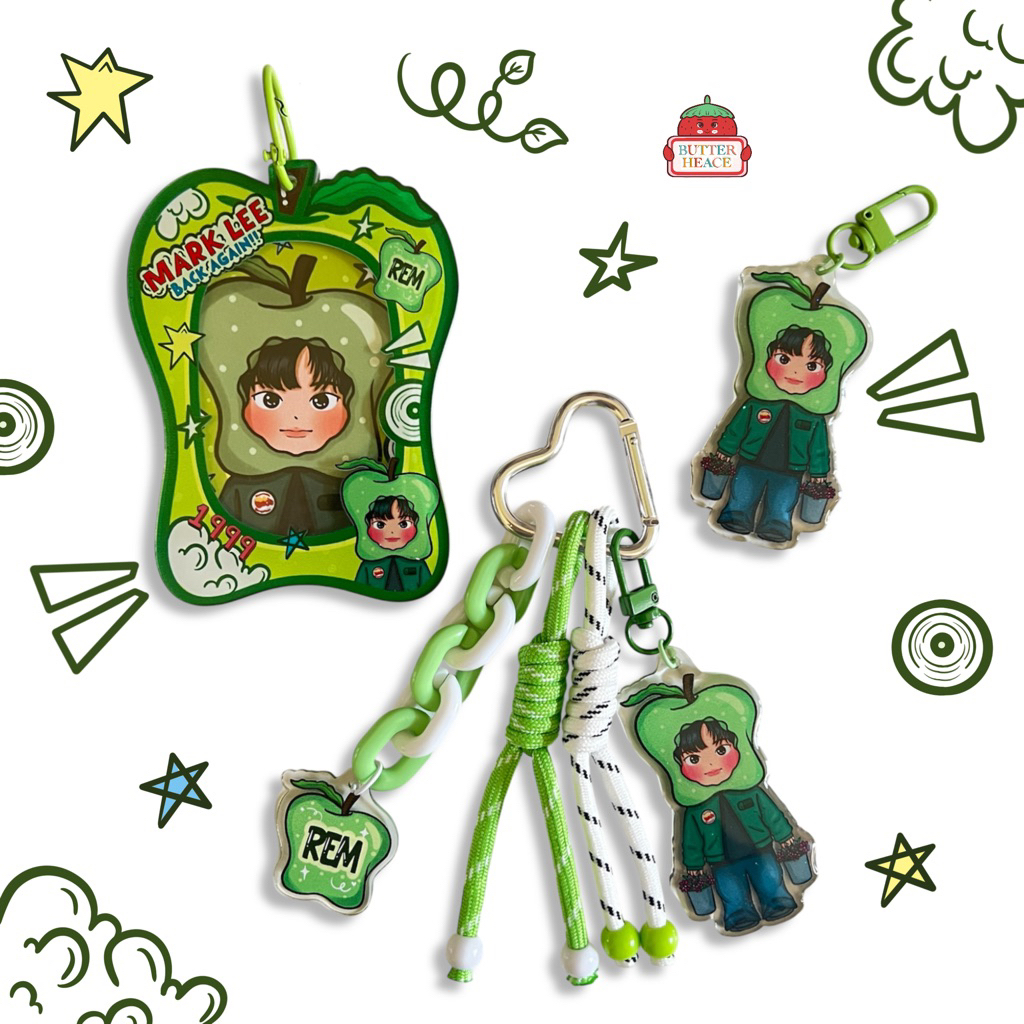 BAGCHARM NCT MARK LEE (THE FIRSTFRUIT) | PHOTOCARD HOLDER & KEYCHAIN MARK LEE