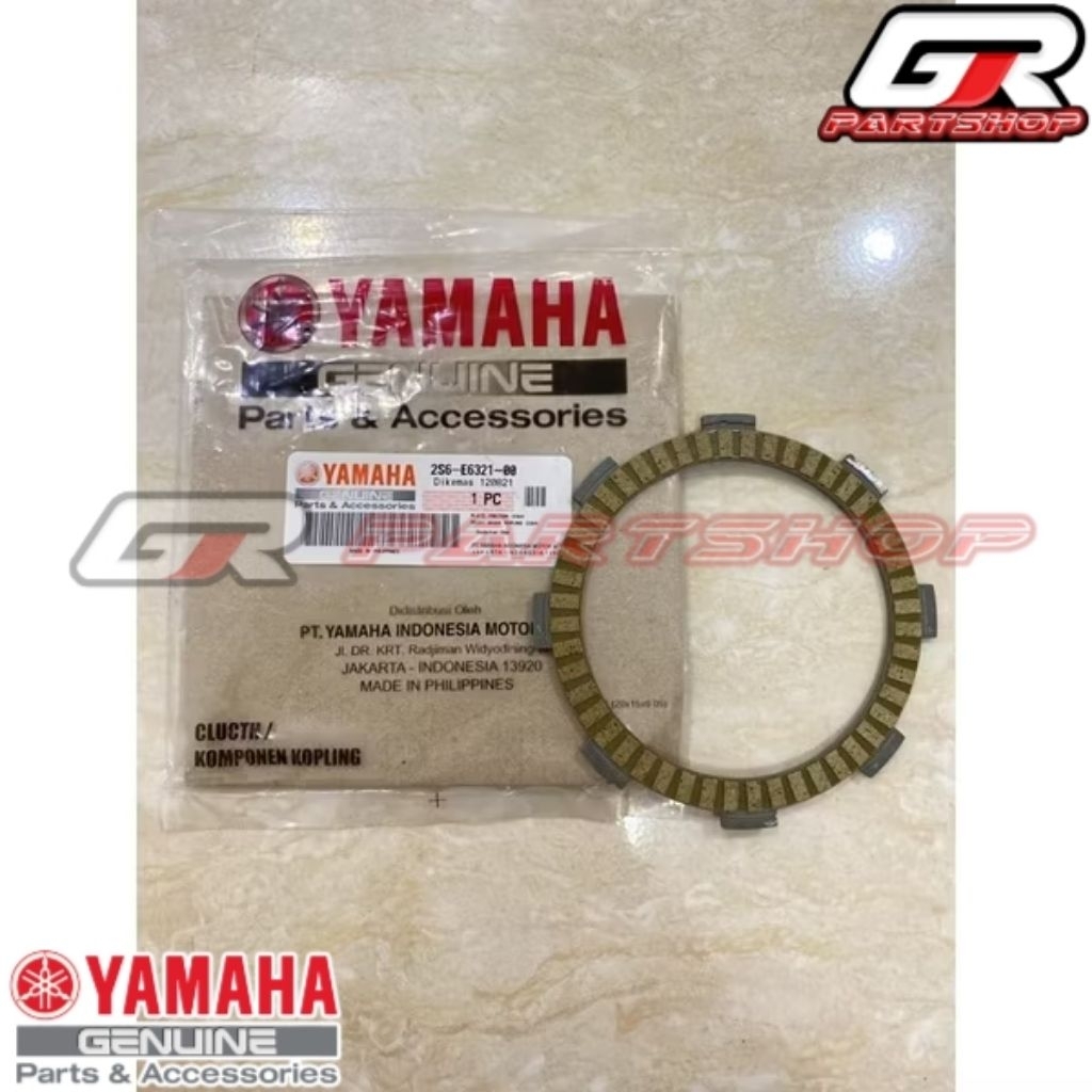 2S6-E6321-00 แผ่นคลัทช์ JUPITER MX VISION ใหม่ NVL ORIGINAL YAMAHA ORI YGP FRICTION PLATE