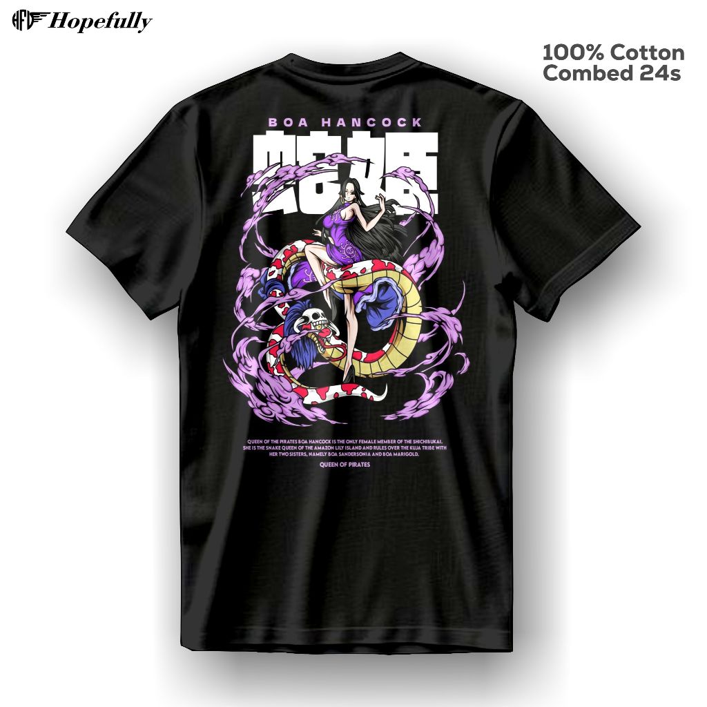 BOA HANCOCK กัปตันปัจจุบันเสื้อยืด Kuja Pirates / ONE PIECE Boa Hancock เสื้อยืดคุณภาพพรีเมี่ยม