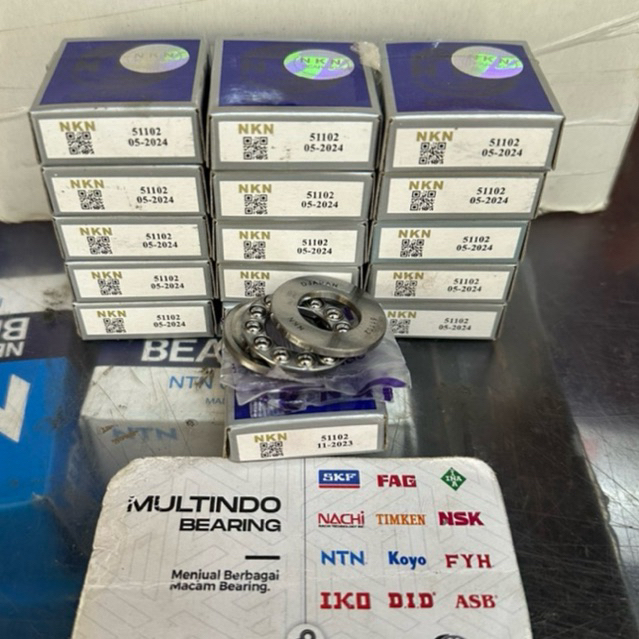 BEARING THRUST 51102 15Bu28Bu9 NKN JAPAN ORIGINAL