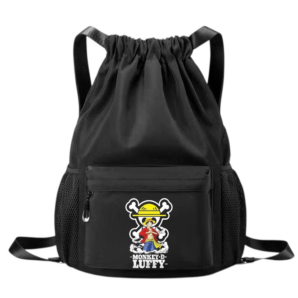 CHARACTER DRAWSTRING BAG | กระเป๋าเป้สะพายหลัง CHARACTER | CHARACTER LOGO DRAWSTRING BAG