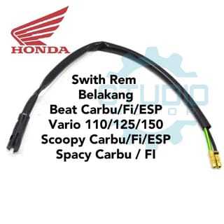 S2 35345GW0900 สวิตช์เบรกด้านหลัง ASSY FR STOP BEAT / SCOOPY / VARIO 125 VARIO 150 35340KPH901