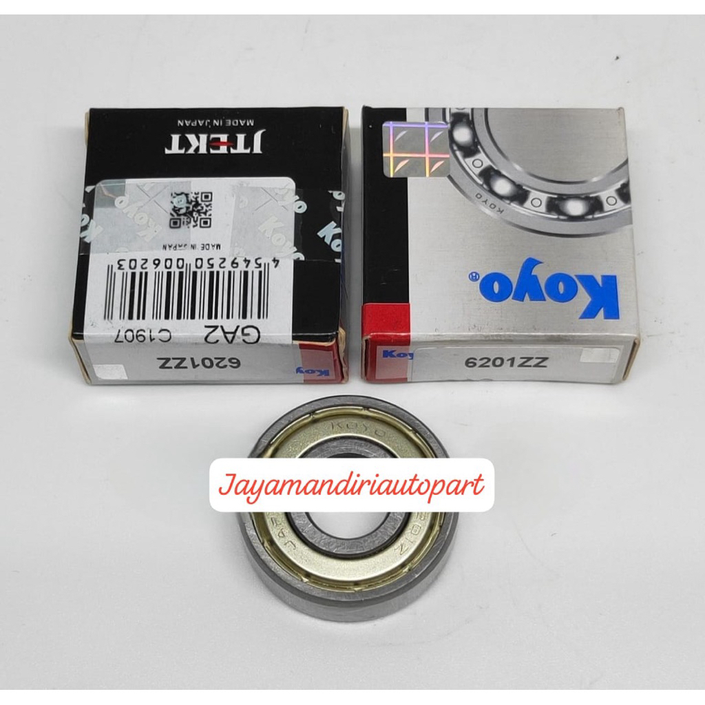 BEARING 6201 ZZ KOYO IRON CAP 6201 ZZ KOYO