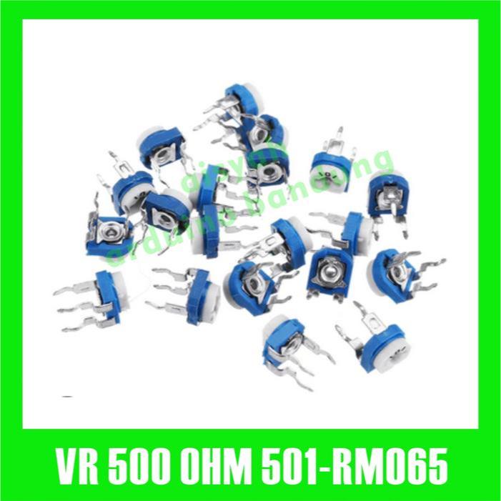 VR 500 OHM 501 RM065 VARIABLE RESISTOR TRIMPOT VR TRIMMER RM 065-501