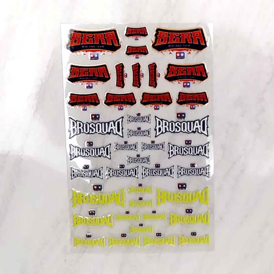 สติ๊กเกอร์ Mini 4WD - DTF UV - Brosquad