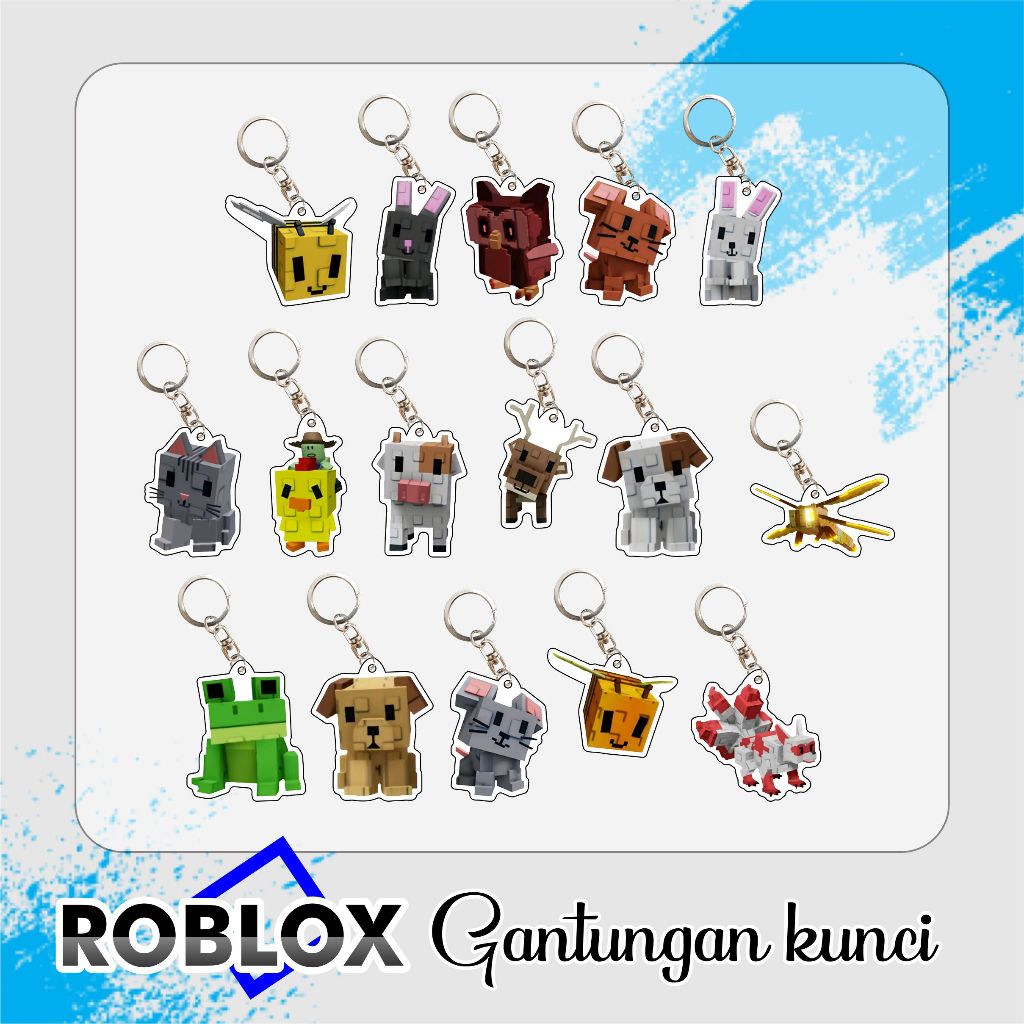 GANTUNGAN Roblox Grow A Garden Pet พวงกุญแจอะคริลิค