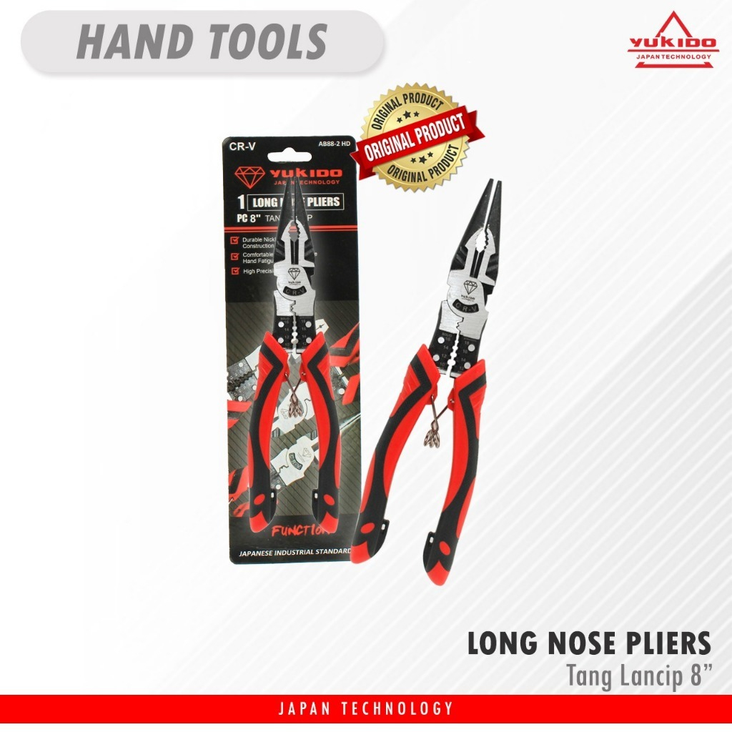 YUKIDO 8" INCH MULTIFUNCTIONAL TAPERS AB88-2HD CLAMP เครื่องมือ