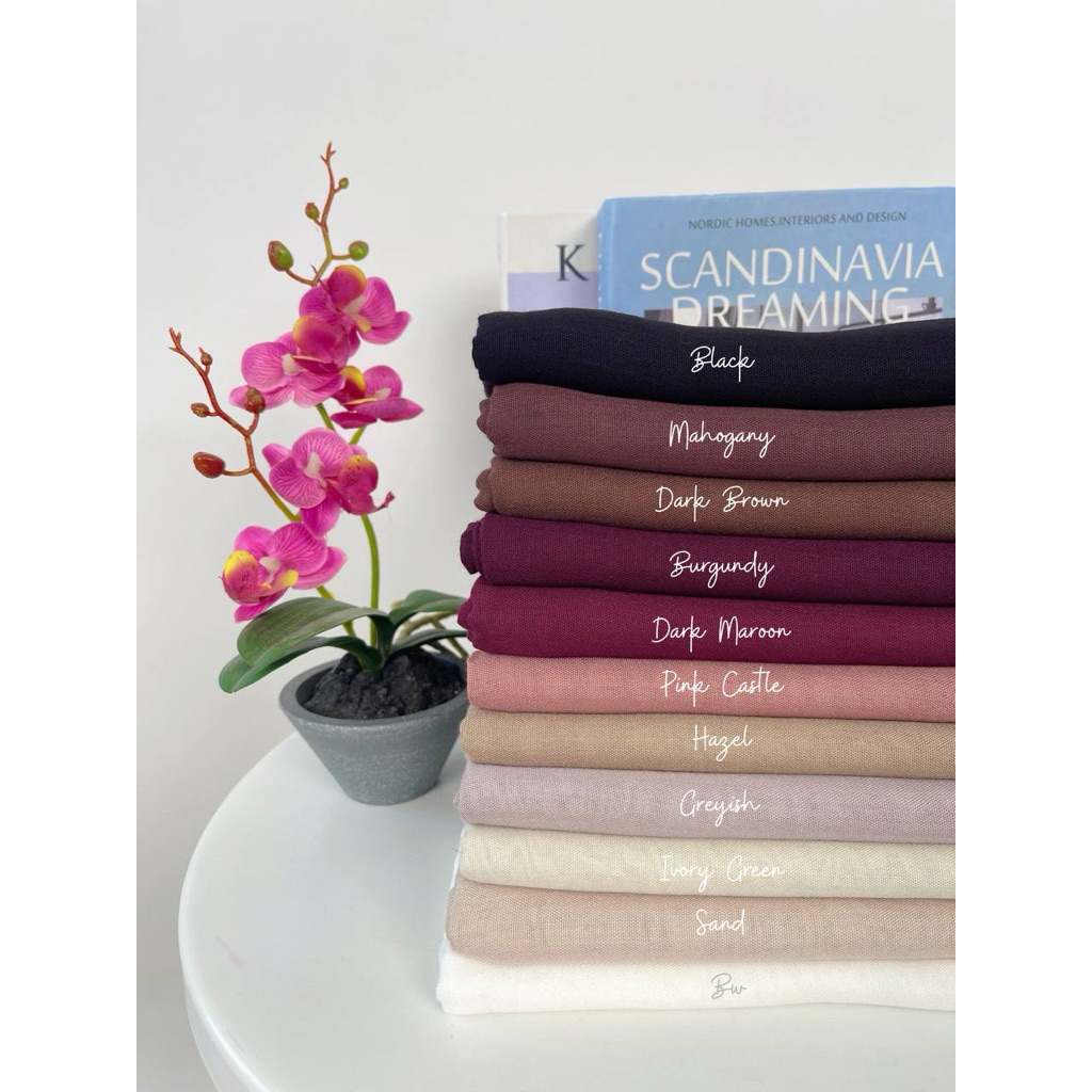 Nonaya Hijab - Airtech Modal ลาย้เหนียว Pashmina