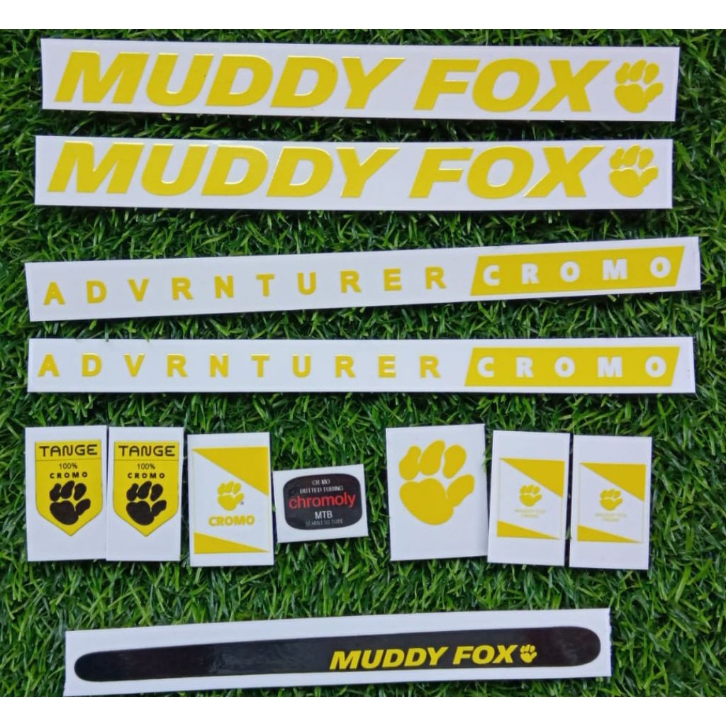 สติ๊กเกอร์ติดจักรยาน Decal Muddy Fox