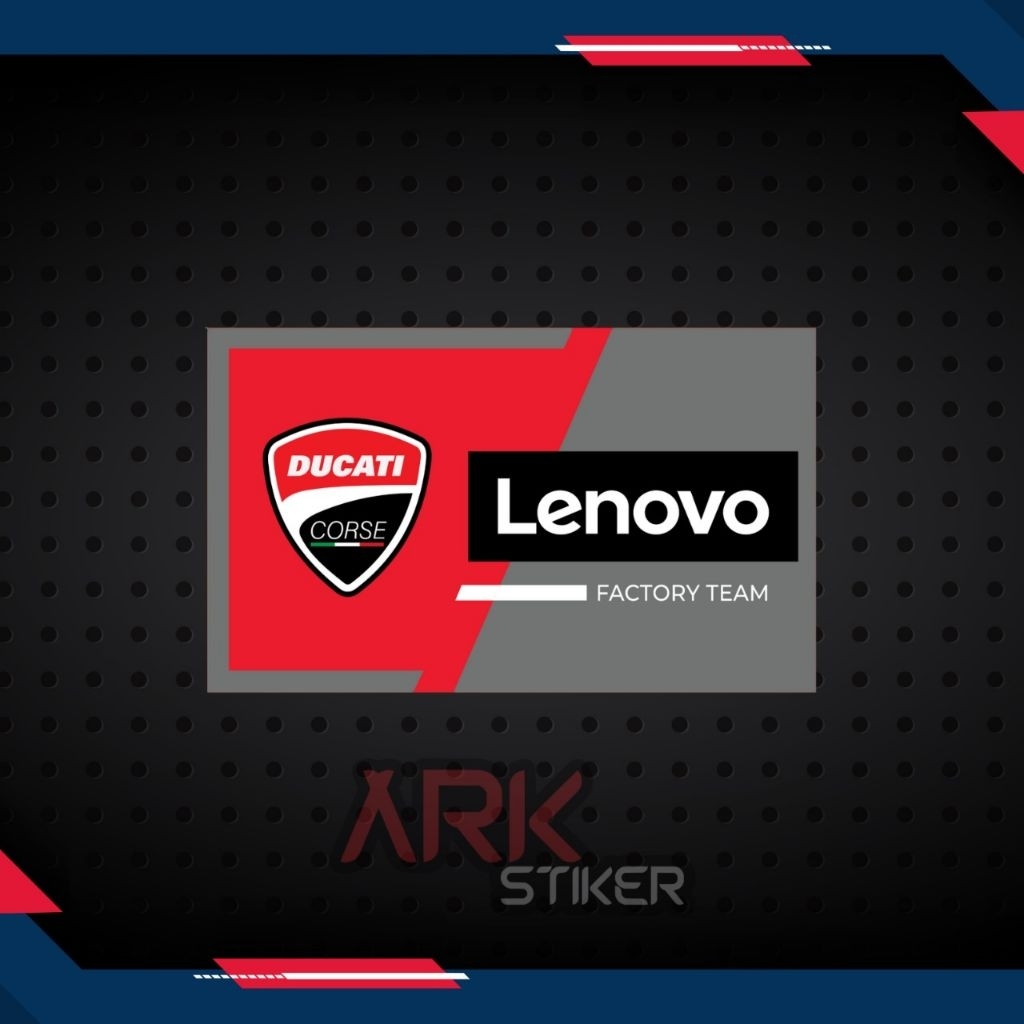 การพิมพ์สติ๊กเกอร์ Ducati Lenovo