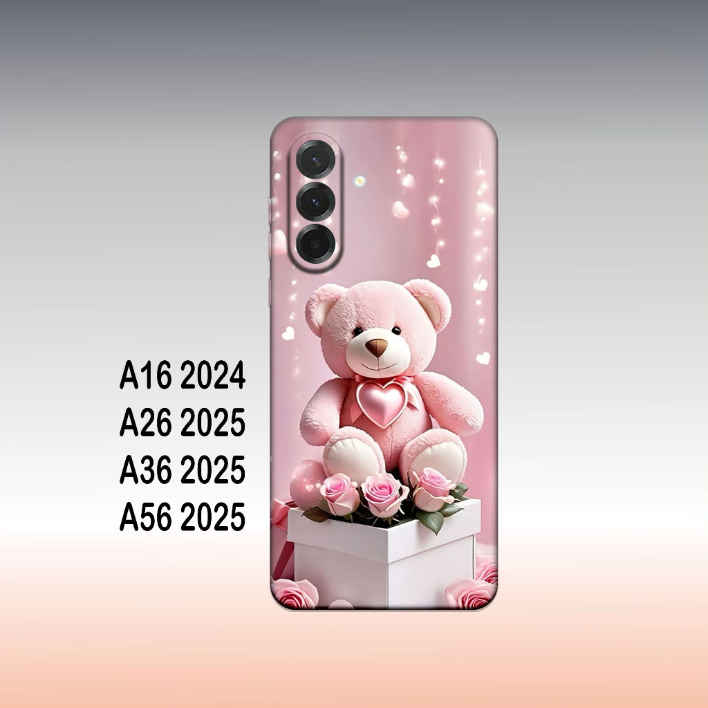 Softcase samsung A16 / A26 / A36 / A56 / A76 - เคสโทรศัพท์ซิลิโคนสีดําแบบยืดหยุ่น